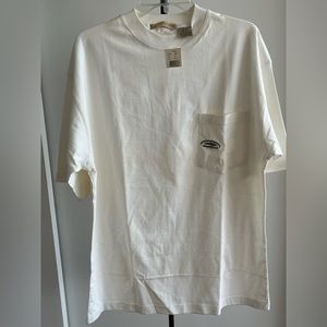 NWT East Island by Bloomingdale's hi quality cotton T Shirt crew neck white M